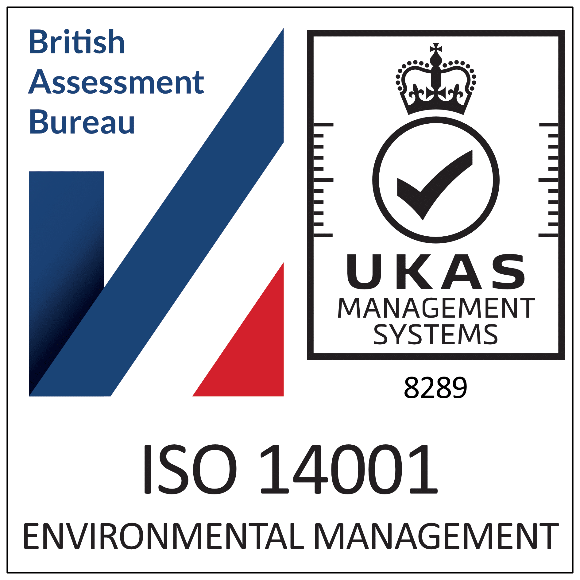 British Assessment Bureau ISO 14001 logo