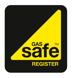 Gas safe register logo in yellow and black